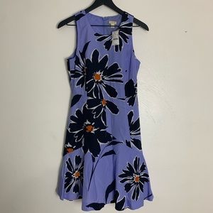 J. Crew Factory | Lilac Floral Sleeveless Dress 2
